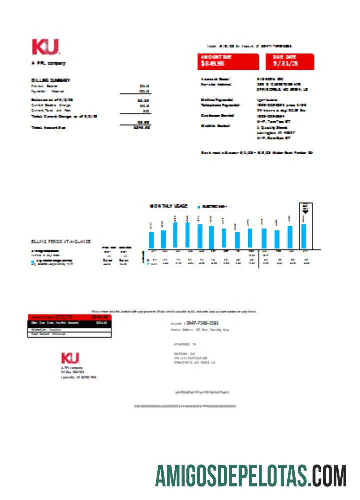 Projeto de lei de serviços públicos de eletricidade de Kentucky, SCR modelo